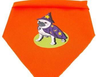 Pug Wizard Halloween Dog Bandana