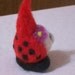 pocket gnome, lady bug, bird handmade wool doll, needle felted soft toy,waldorf,play people