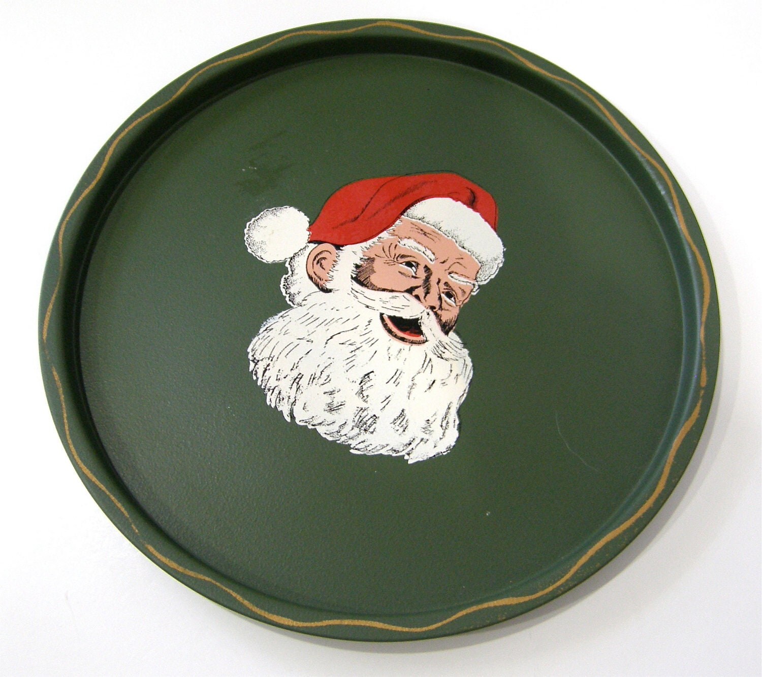 christmas serving tray santa claus nashco by smallfavorites christmas serving tray santa claus nashco by smallfavorites