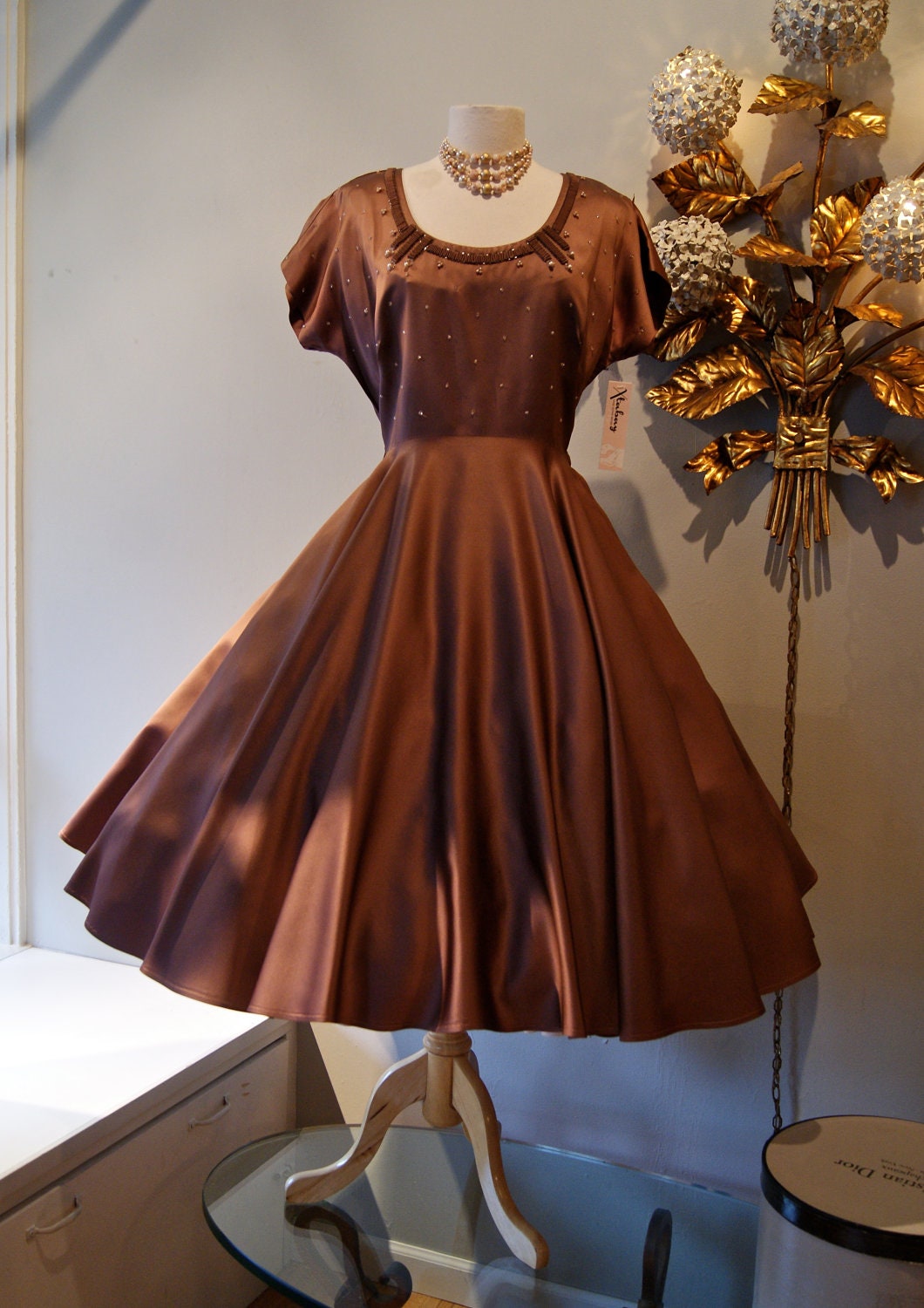 vintage 50s gowns