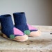 Wool Baby Slippers, Eco Friendly, size 6-18 months, I Can Do It