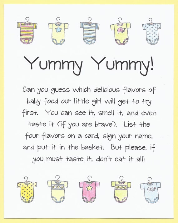 shower gifts baby game opening Yummy  Food Yummy,  Game Baby   Shower Baby Onesie Shower Theme