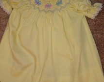 Hand Smocked Flag & Stars Bishop main image 0