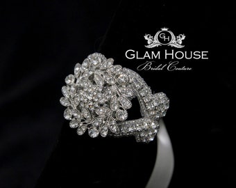 Art Deco Bridal Bracelet - Vintage L'Amour