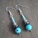 Turquoise Beaded Earrings