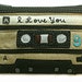 Cassette Tape Pouch - Deluxe I Love You 80s Zippered Coin Purse
