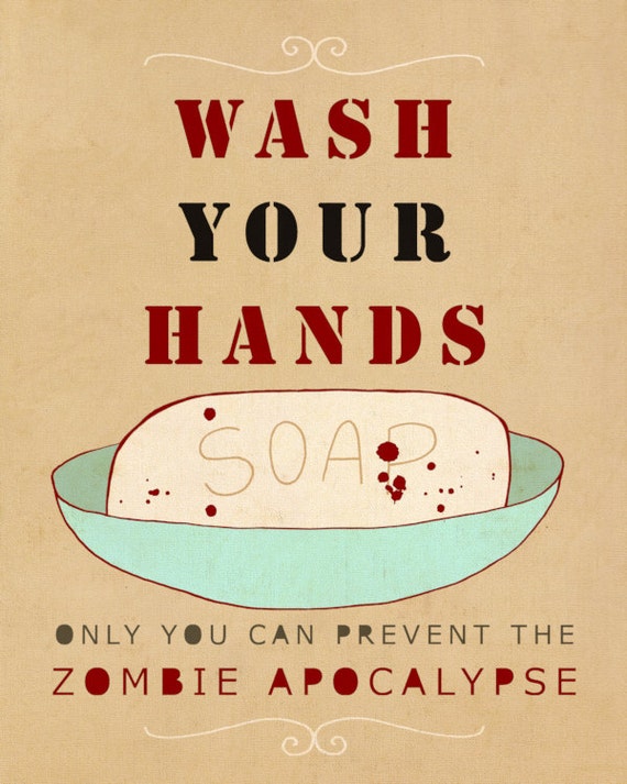 Funny Hand Washing Posters