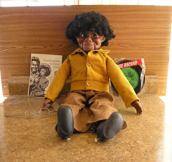 24 inch Lester Ventriloquist doll from the 1970s comes with