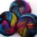 Blindfold batts -- (4.8 oz. per set) merino, bamboo, faux cashmere, sari silk, sparkle.