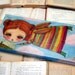 The Autumn Fairy - Original Mixed Media Fall Painting by Danita Art - 6x12 Inches On Wood