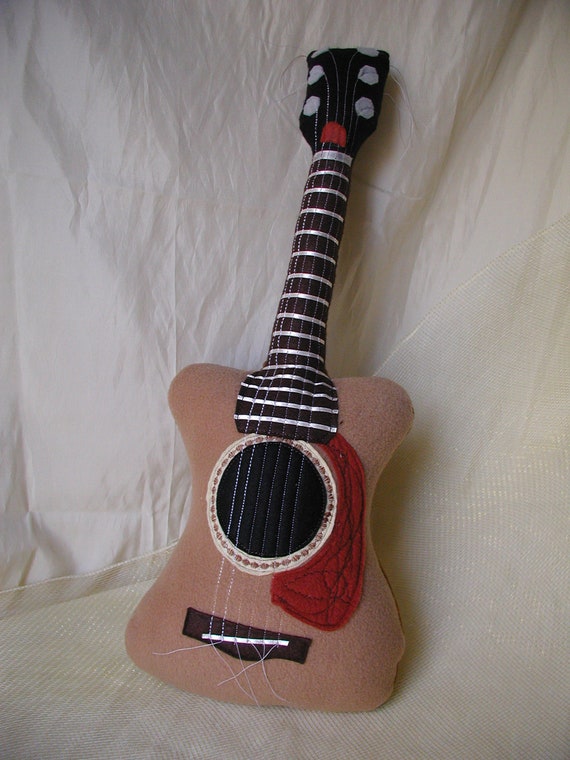 guitar plush toy