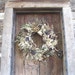 INDIAN CoRN HuSK WREATH large size for autumn wall or door decoration