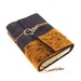 Handmade leather journal, Suede, At the Beach