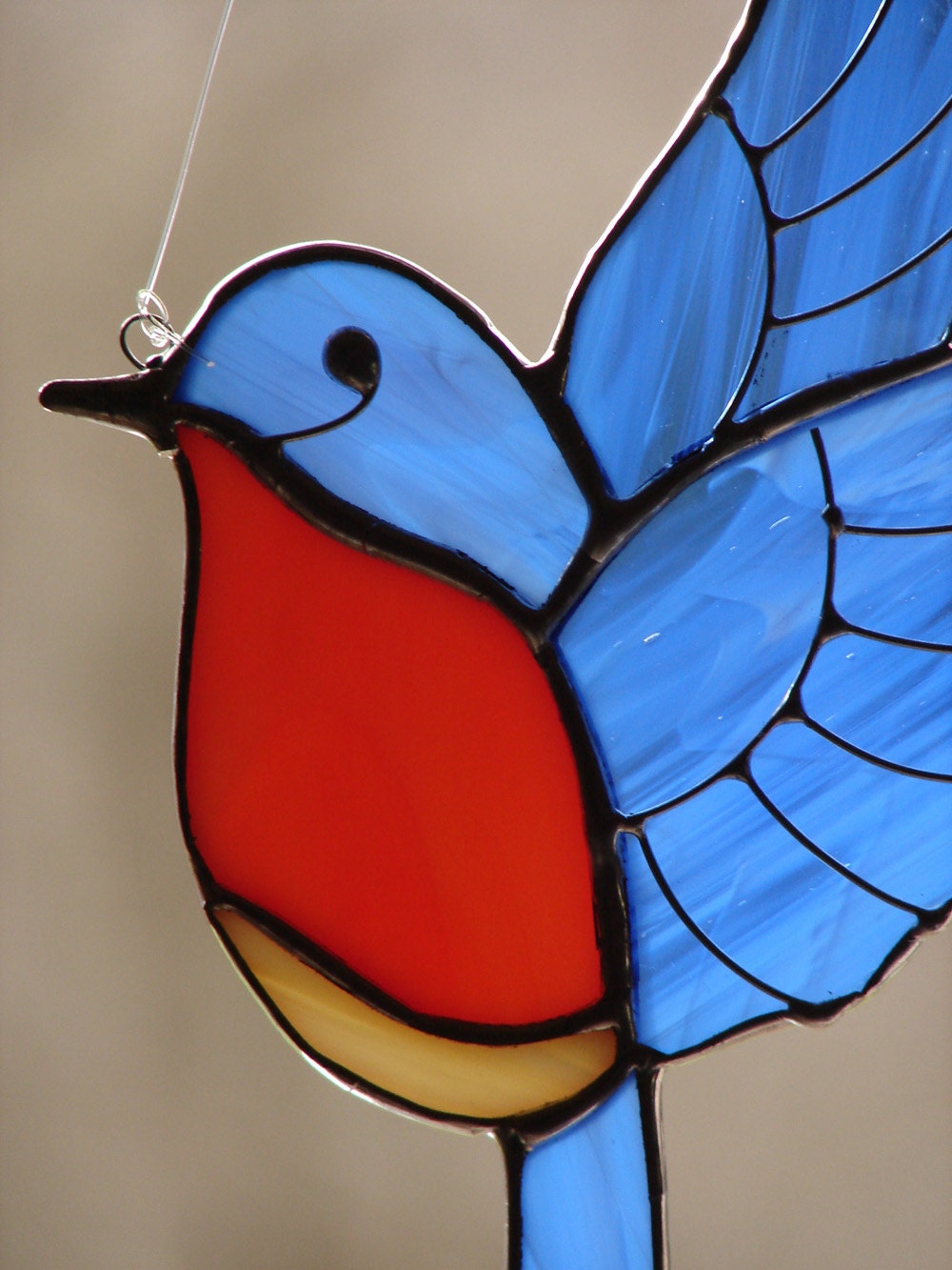 Stained Glass Bluebird