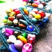 Day of the Dead Skull Hemp Bracelet - Wide