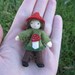 Boy Mushroom Pixie Bendy Doll Waldorf