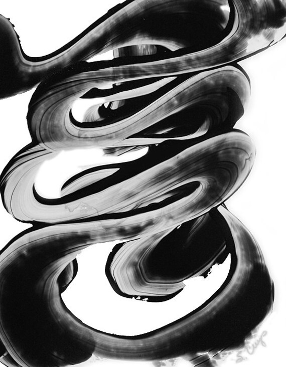 Buy Black and White Painting BW Abstract Art Artwork For Sale