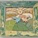 Flying Pigs In Love Reclaimed Wood Mosaic Art