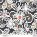 NEW Michael Miller Contemporary Florals, Floral Fling Sea Fabric - By the Yard