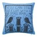 You Can Still Do A Lot With A Small Brain Cushion Cover (Blue/Grey)