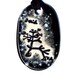 The Original Tree of Life Ceramic Necklace or Ode to Charles Darwin in Black and Gray