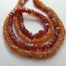BARGAIN: Hot, Sweet and Spicy Carnelian Rondelle Boho Combination AB