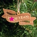 Ornament -- F-Yeah Lasercut banner (mature language)