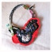 Crochet necklace "Vendredi Rouge"