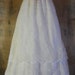 White lace dress wedding cotton boho rose romantic medium by vintage opulence on Etsy
