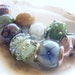Reserved - 9 Handmade Lampwork Beads