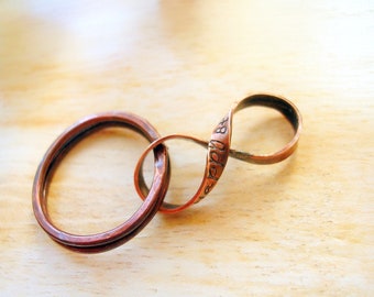 8th Anniversary Gift, 19th Anniversary Gift, Custom Bronze Infinity Key Ring, Figure 8, Infinity for Husband -PERSONALIZED