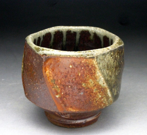 WoodFired Stoneware Sake Cup/Guinomi