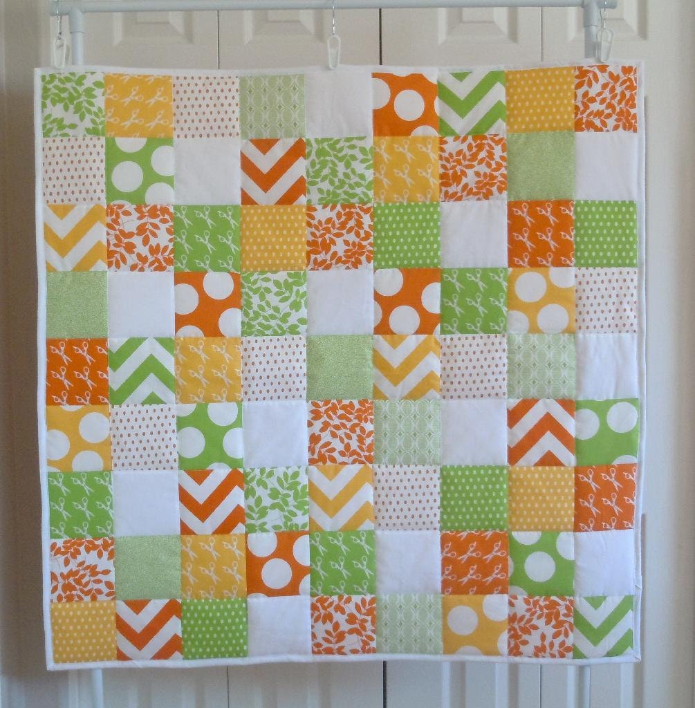 SALE Half Moon Modern Quilt