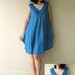 Sale 15 % off Short Hand dye Cotton Crochet V-Neck Dress S -L (S05)