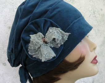 Womens Hat Pattern Flapper Style Cloche With Bow And Flower Trim Stylish Sewing Hat Pattern Misses Chemo Hat Pattern Instant Download