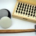 5/32" (4mm) Letter And Number Metal Stamping 36 Piece Set With Case - Steel Bench Block - Hammer Kit