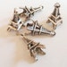 10 Eiffel Tower Charms18x9mm