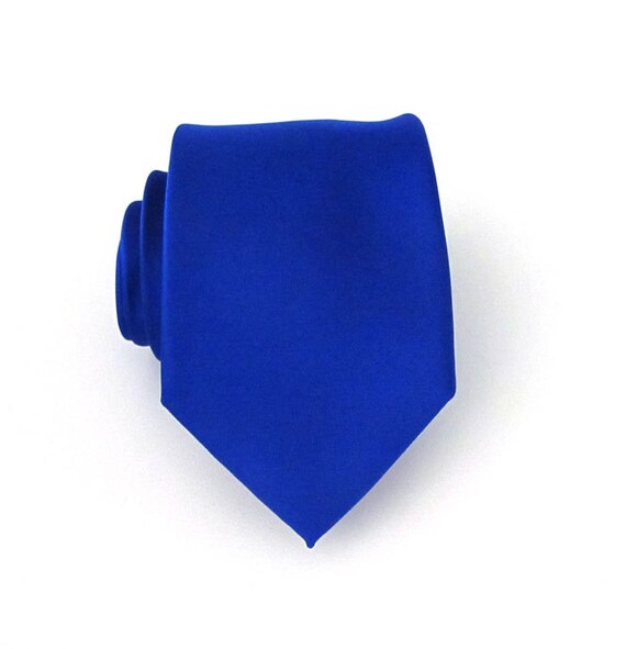 Blue Tie. Men's Ties Ultramarine Blue Royal Blue Silk