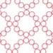 Cherry Christmas by Aneela Hoey for Moda, Circle Wreath in red and white, 1 yard