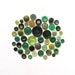 Green Eyed Lady Vintage Buttons