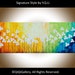 Original Modern Abstract Heavy Texture Impasto Palette Knife Painting Flower Landscape"Raising with the rainbow"