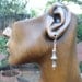 Earrings Tuareg Metal Work Rare and Elegant.