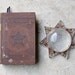 Vintage Star Glass Magnifying Paperweight