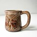 4 Ceramic Owl Cups - Coffee Tea Woodland Creature Mugs