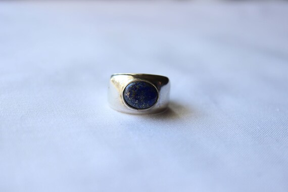 Lapis Ring Blue Lapis Lazuli Ring Lapis Jewelry Silver