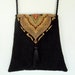 Gypsy Boho Bag Piperscrossing Boho Bag Black Chenille Crossbody Purse