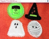 Halloween pencil toppers assortment of 4 toppers monster, ghost, witch hat, and mummy Il_170x135