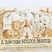 Zoo for Mister Muster Arnold Lobel 1962 Harper Row