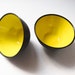 2 Mid-Century Modern San-Plast Cereal Bowls Made in Sweden RARE