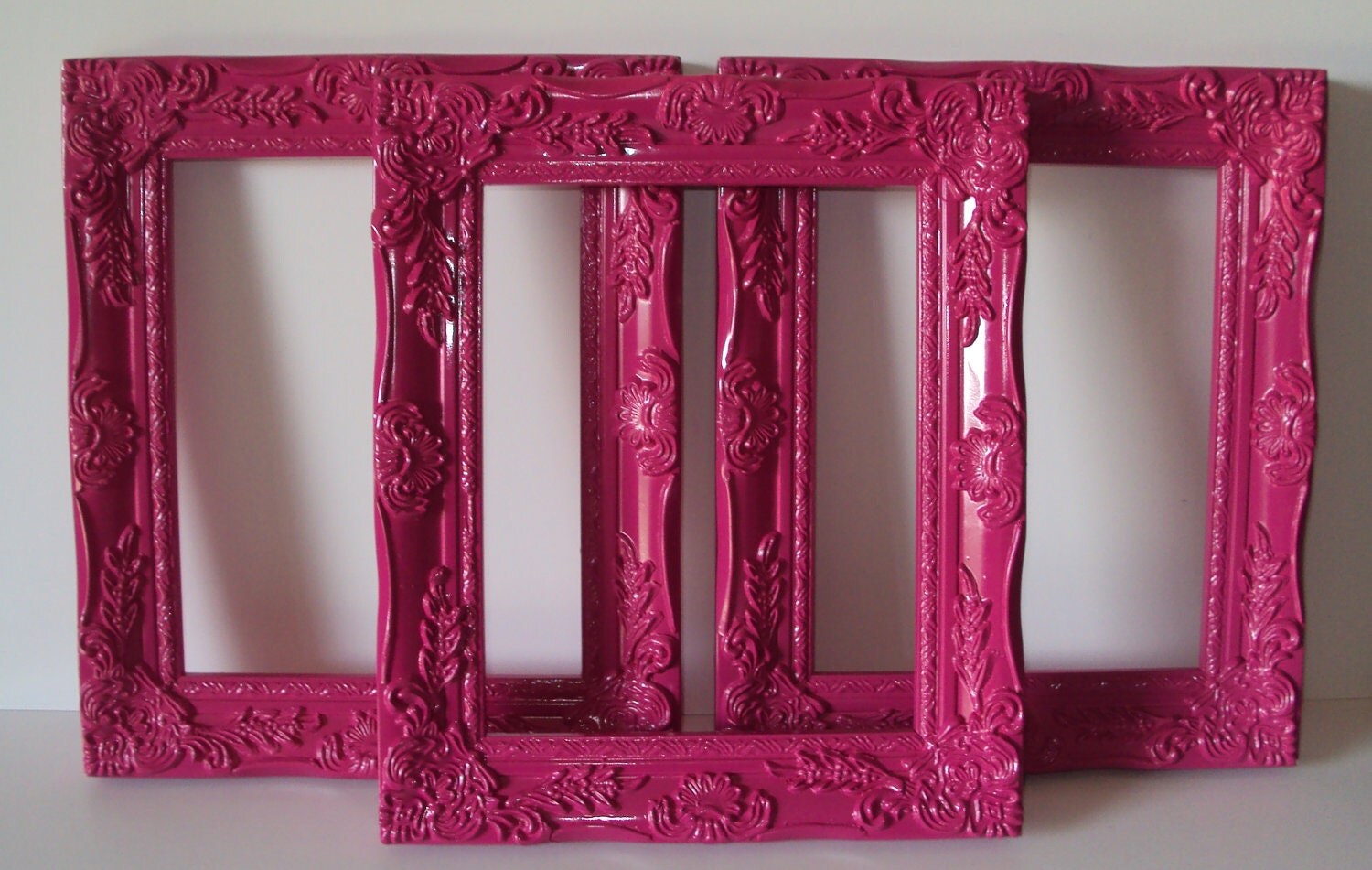 Set of 3 8x10 Paris Cottage Chic Picture Frames 3 Open Frames